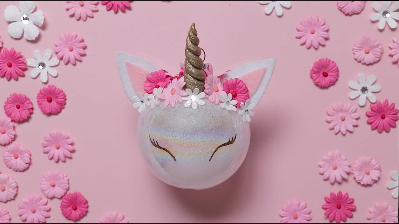 Diy Unicorn Ornaments! How to Make a Unicorn Ornament 🦄