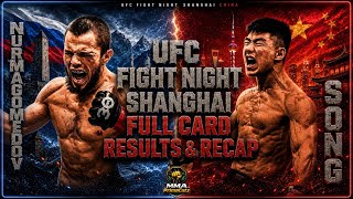 UFC Fight Night | Shanghai | Nurmagomedov vs Song - Full Card Results & Recap