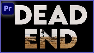 Video in Text Movie TRAILER Title Intro inside Premiere Pro.