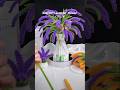 Easy diy pipe cleaner lavender flower | fuzzy wire flower tutorial #handmadeflower #flowerscraft