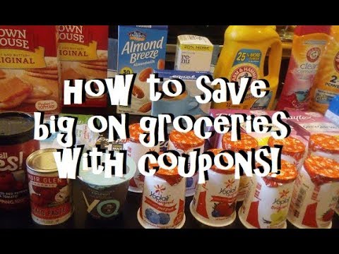 Coupon Grocery Haul ~ How to Save Big at the Grocery Store!