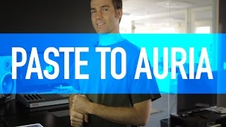 How Do It: Paste to Auria from AudioCopy