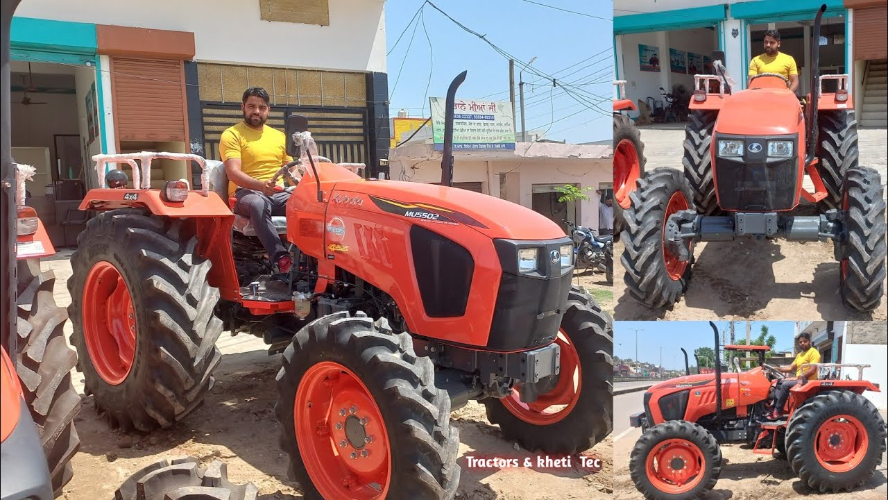 Kubota MU 5502 4wd// BRAKE TEST// Top Speed// Turning Radius// Gear Shift On Top Speed// ALL TEST