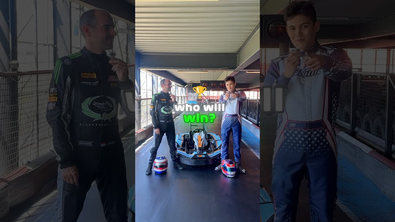 GO KART WORLD CHAMPION VS LE MANS WINNER😱🏆🏁 