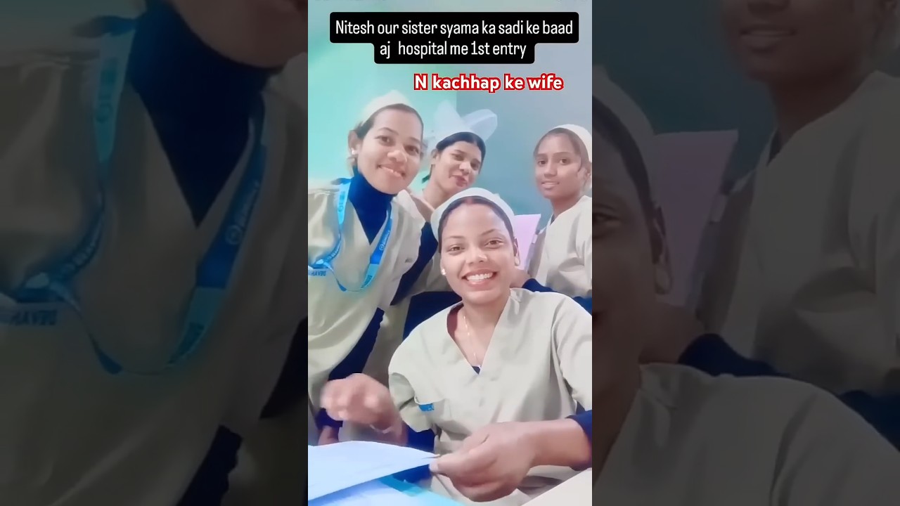 shyama ka 1st entry hospital me aj//