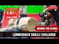 BTS at Paula Deen&#39;s Lumberjack Feud  | Lumberjack Competition | Family Challenge 2024