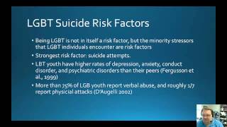 Suicidal Behavior Among LGBT Youth
