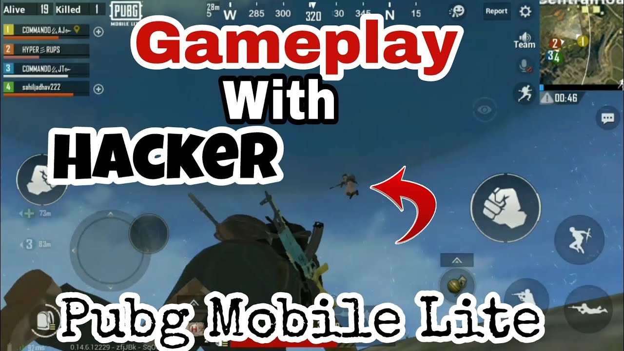 PUBG MOBILE LITE IN HACKER GAMEPLAY PUBG MOBILE LITE IN