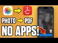How to Convert iPhone Photos to PDF (No App Required)