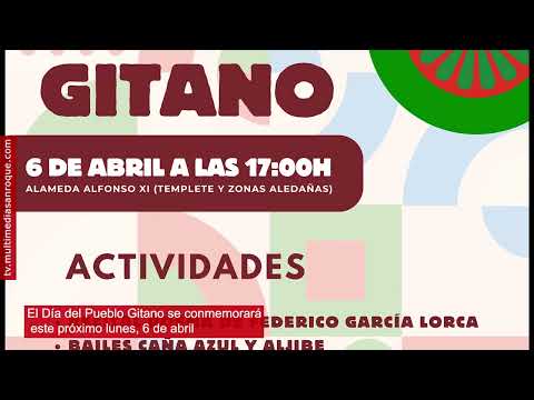 NOTICIA PREVIA DÍA PUEBLO GITANO 4 ABRIL 2026