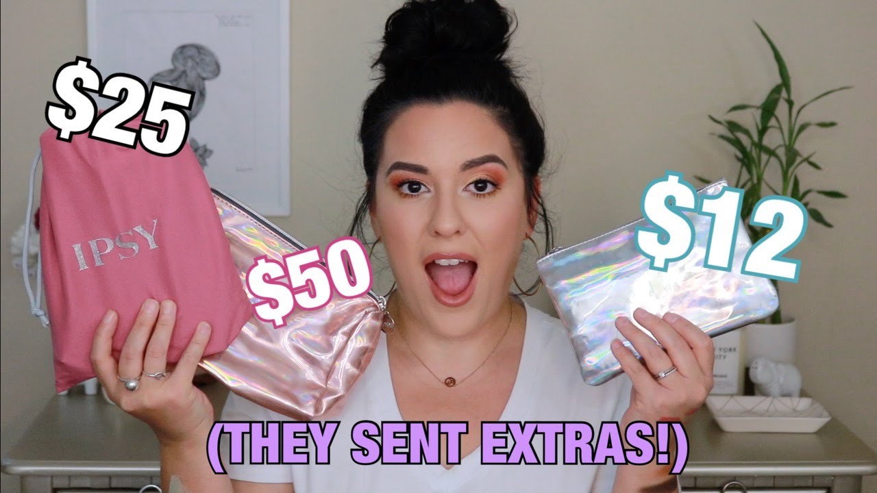 SCORE! ALL 3 IPSY BAGS! AUGUST 2020 (THEY SENT ME EXTRAS!)