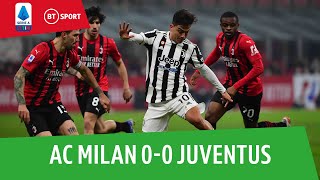 AC Milan vs Juventus (0-0) | Huge clash in Italy ends goalless | Serie A Highlights