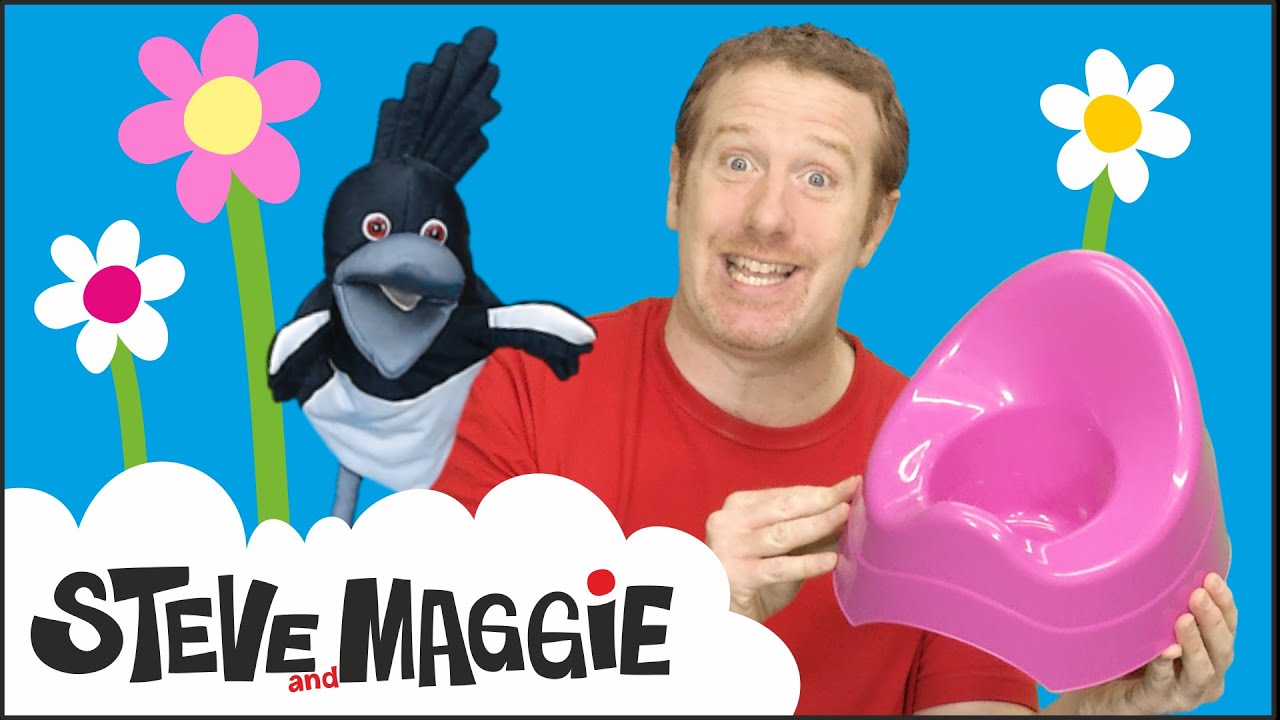  Potty Training with Steve and Maggie | Stories and Songs for Kids from Wow English TV | Potty Song