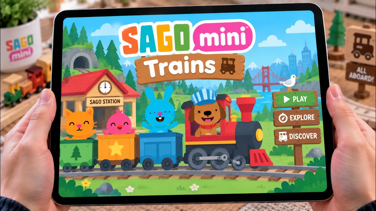 SAGO Mini Trains - iOS,Android Gameplay, Walkthrough - Mobile Game ...