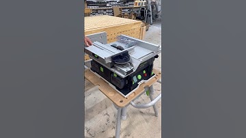 The new cordless, portable slide saw from Festool! #woodworking #tools #festool #woodworker