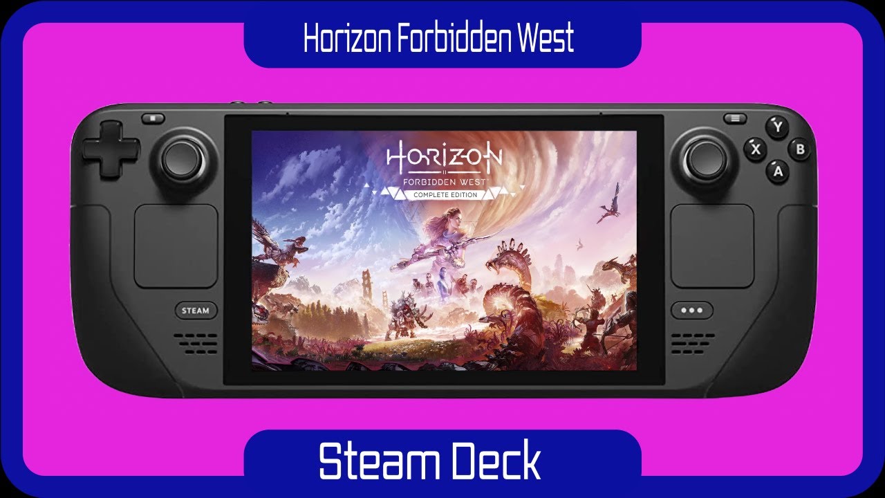 Horizon Forbidden West Steam Deck ゲームプレイ (ミディアム