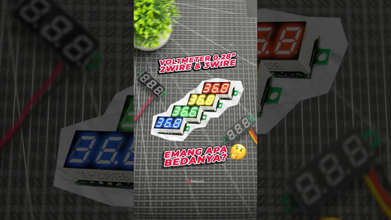 Jangan salah sambung kabel di voltmeter ini, kalau ga mau rusak!😖 