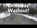 Unseasonably heavy rain melts snow and causes a mess in the mountains of New Hampshire.