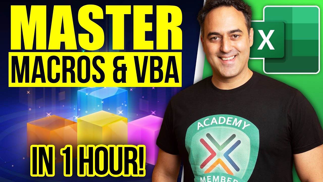 New Master Excel MACROS \u0026 VBA in ONLY 1 HOUR!