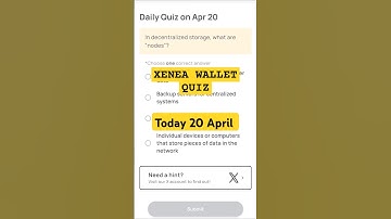 Xenea wallet quiz 20April.Xenea wallet today quiz.Xenea quiz#shortsfeed#shortvideo#xeneaairdrop#quiz