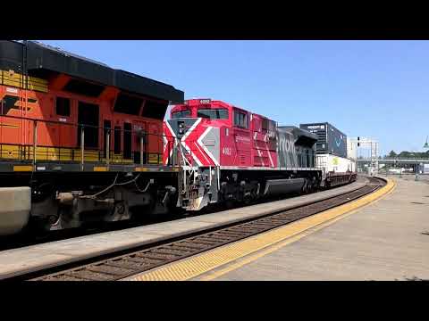 Some Midday Trains At Vancouver, WA (incl. UP Biz Train)