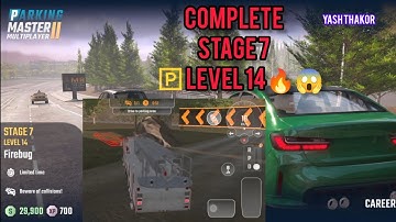 Stage 7 Level 14 Firebug | Parking Master Multiplayer 2 | Car Parking Game