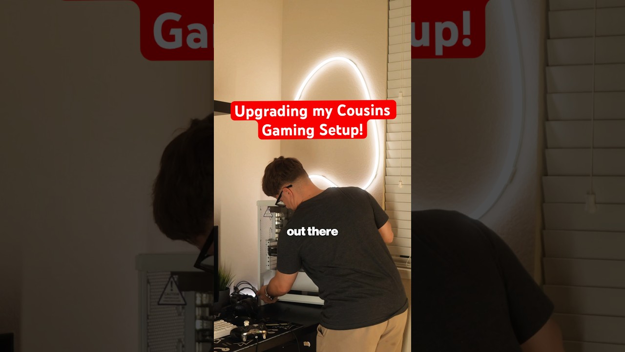 Upgrading My Cousins Dream Gaming Setup 🔥