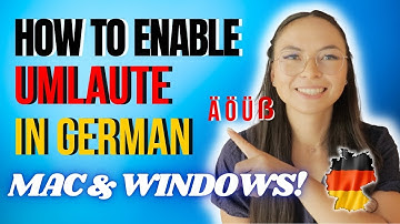 How to enable Umlaute in German [for Mac & Windows!]