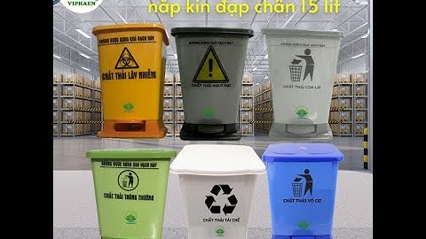 Thùng rác y tế, thùng phân loại rác lây nhiễm / viphaen.com