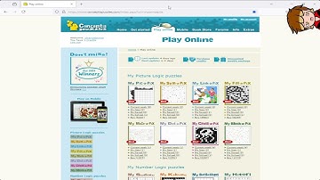 Finishing the Link-a-Pix puzzle then working on the Block-a-Pix - Conceptis Puzzles - V1C61