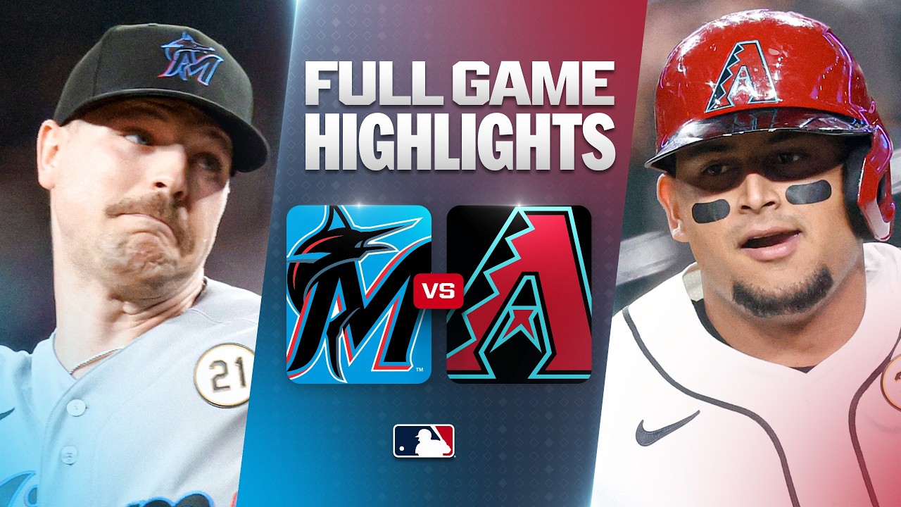 [MLB] 마이애미 말린스 4 : 2 애리조나 다이아몬드백스 경기 결과·하이라이트