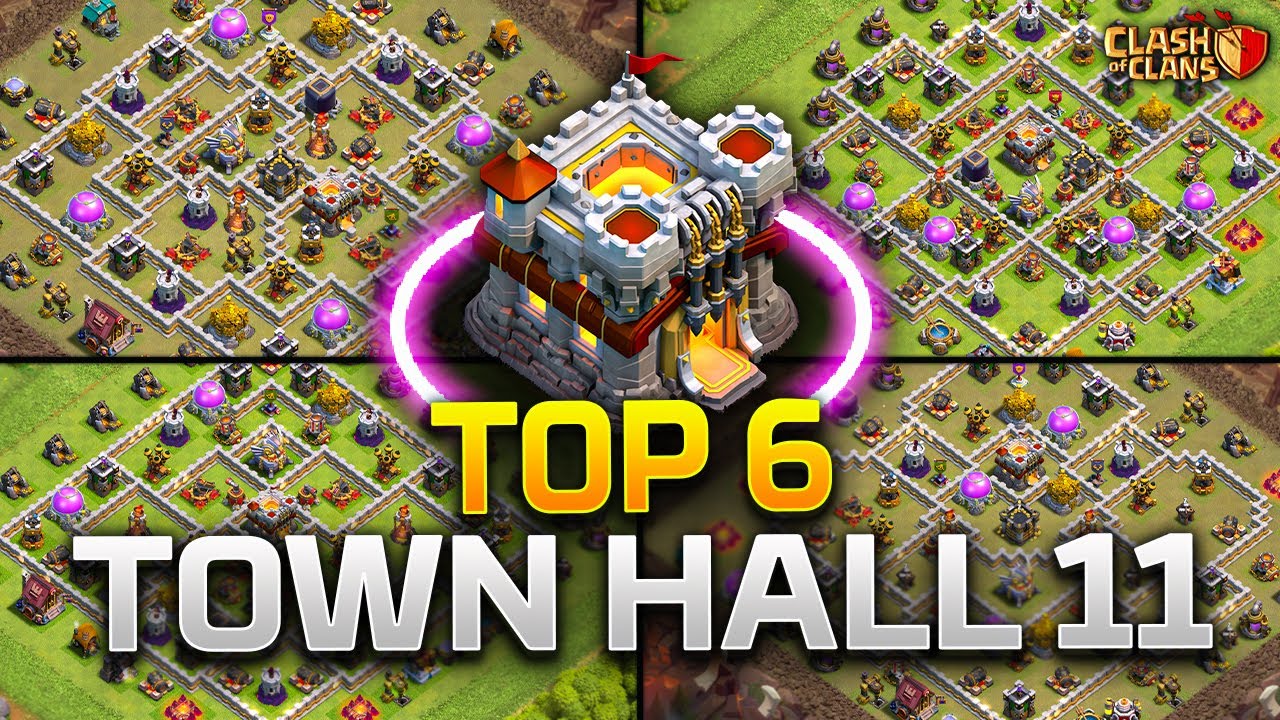 NEW BEST Town Hall 11 (TH11) Base Layout + Copy Link 2025 | TOP 6 Th11 War/Trophy Base | COC TH11
