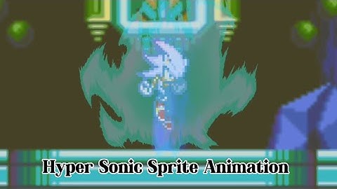 Hyper Sonic Sprite Animation Test