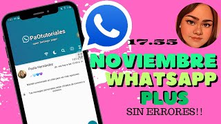 WhatsApp Plus 2023 (ultima versión) Cómo descargar e instalar whatsapp plus NOVIEMBRE.-