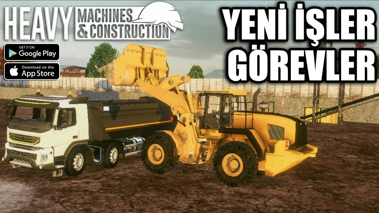 YENİ İNŞAAT İŞLERİ OYUNU // YENİ İŞ ALDIK | HEAVY MACHINES & CONSTRUCTION !!