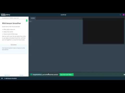 codecademy-Introduction to 'While' Loops in JS 1-1~1-11