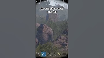 He caught me roof camping #rust #rustgame #rustshorts
