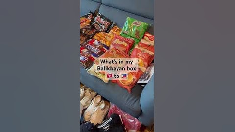 My first Balikbayan box 📦 🇵🇭🇭🇰