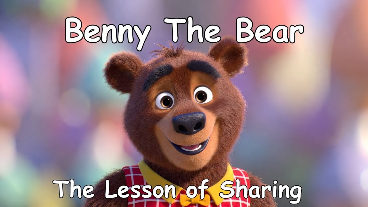 Benny the Bear and the Lesson of Sharing | Cozy 3D Animated Story
