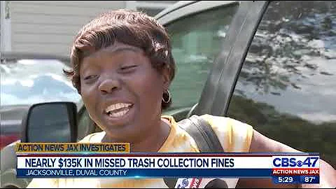 Nearly 135K in missed trash collection fines