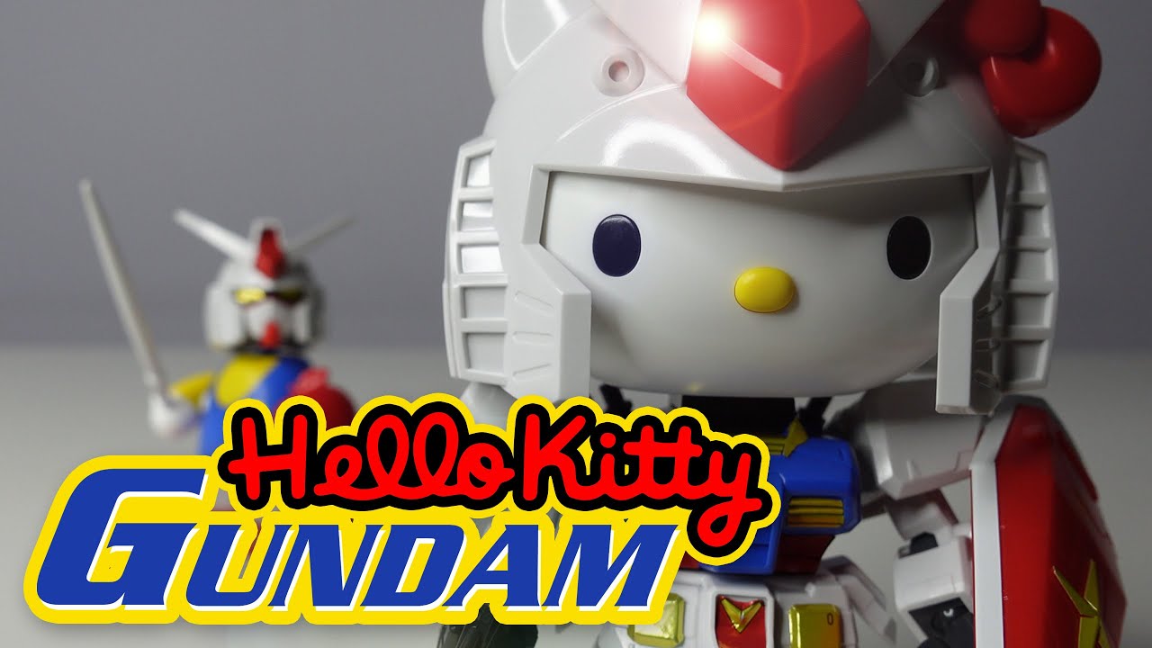 Hello Kitty x Gundam Gunpla | Figure Reviews - YouTube