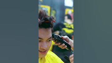 Uốn side part lãng tử đến từ idol tại 1174 Láng #phongbvb #tocnamdep #shorts