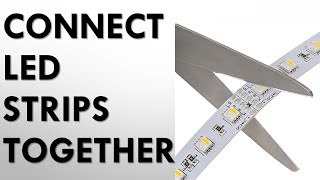 led lights connecting together strip