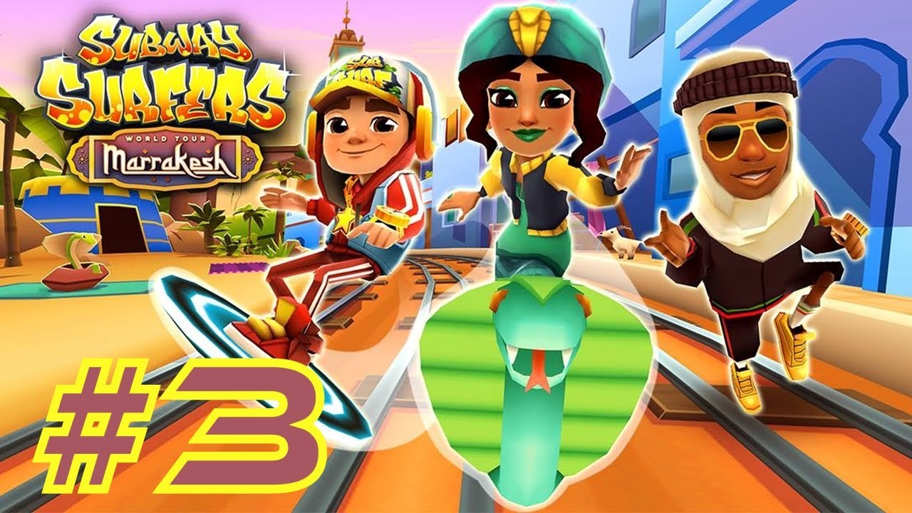 Subway Surfers: Marrakesh - Samsung Galaxy S8+ Gameplay #3