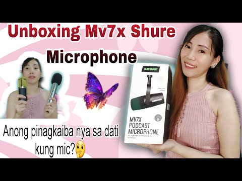Unboxing Mv7x Shure Microphone /Maganda nga ba? #Mv7xshureReview #mv7xshure #shure