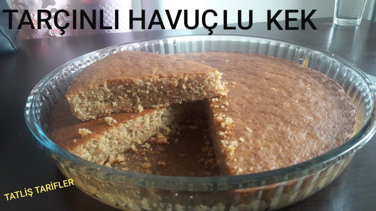 Tarçınlı Havuçlu Pratik Kek YouTube