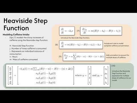 CBE 330 Challenge Project Report Final Video - Mathematical Model of Caffeine