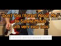 Dont you forget about me by simple minds bass cover with bass tabs   the one with the gallop