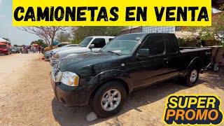Camionetas en venta en el tianguis de autos Cuautla NISSAN, CHEVROLET, FORD Trucks for sale