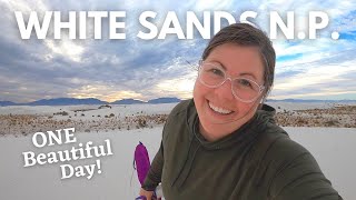 Beautiful White Sands National Park in 1 Day! White Sands, New Mexico Albuquerque White Sands Phoenix Road Trip 1 Onlywalera